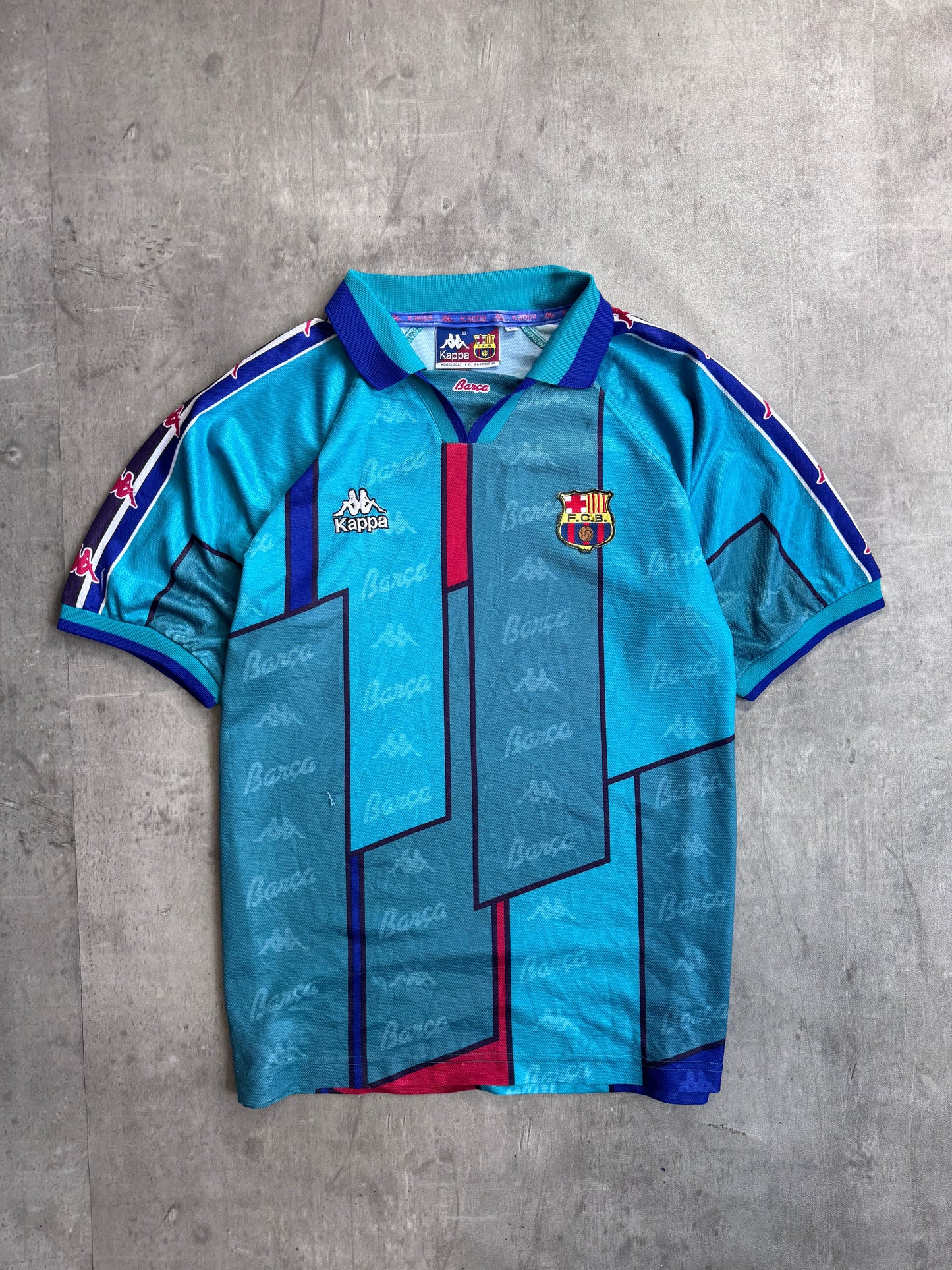 1995-97 Barcelona Away Kappa Football Shirt