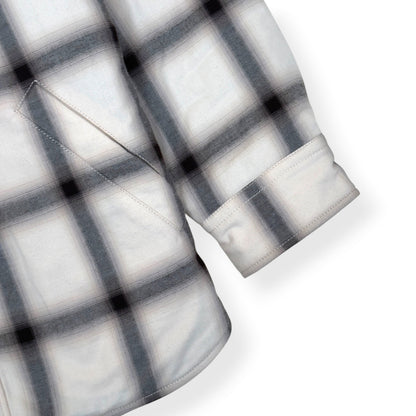 ACNE STUDIOS CHECK BUTTON UP JACKET CREAM 52 / L | Large, Cream