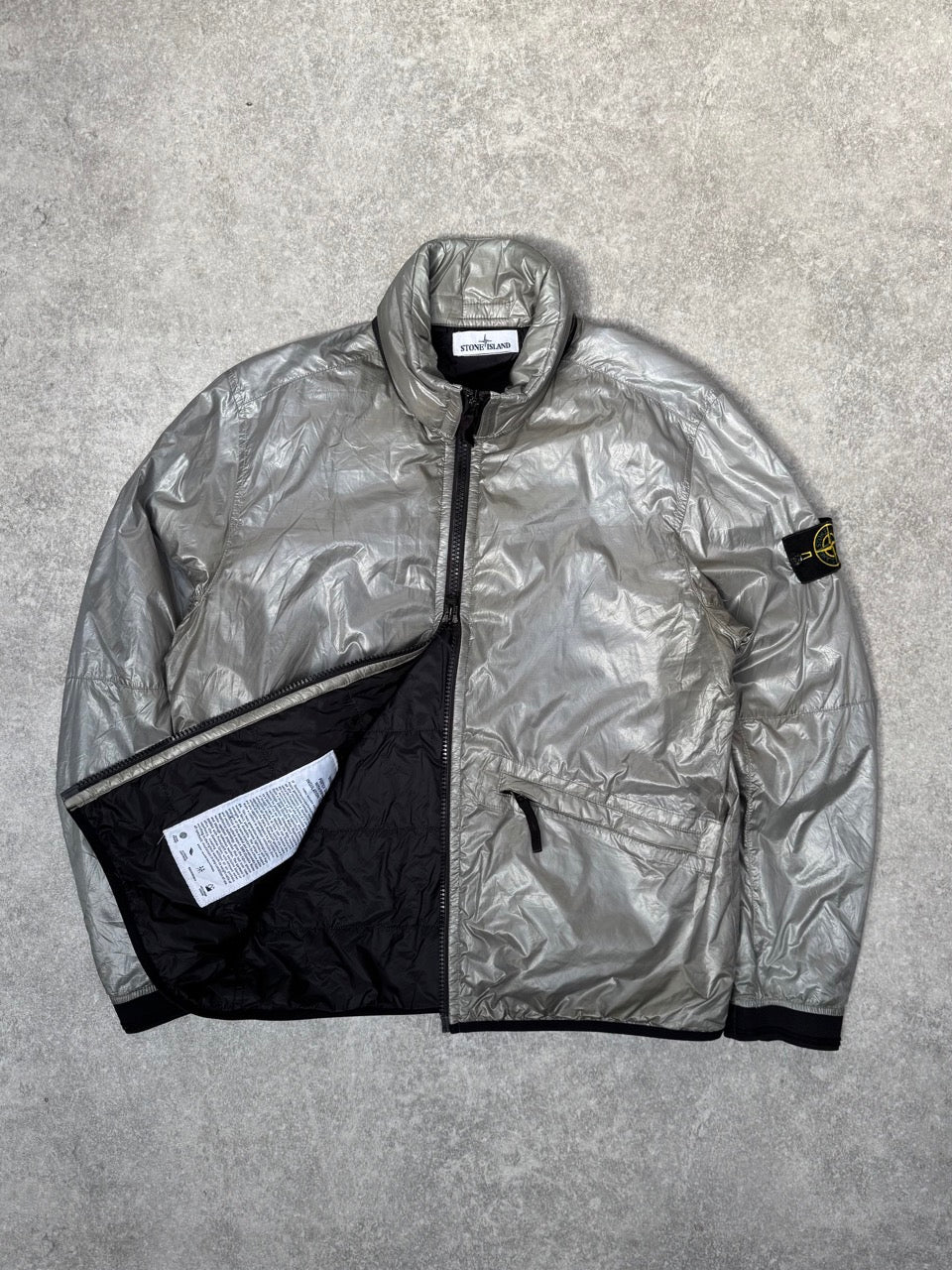 S/S 2018 Stone Island Pertex Quantum Y Primaloft Grey Jacket