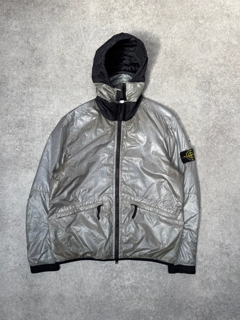 S/S 2018 Stone Island Pertex Quantum Y Primaloft Grey Jacket