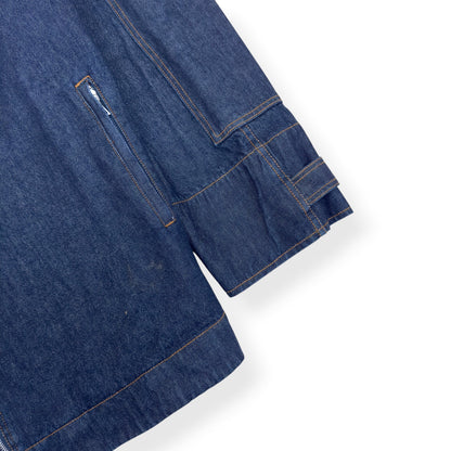 DRIES VAN NOTEN DENIM ZIP JACKET INDIGO XL | XL, Indigo