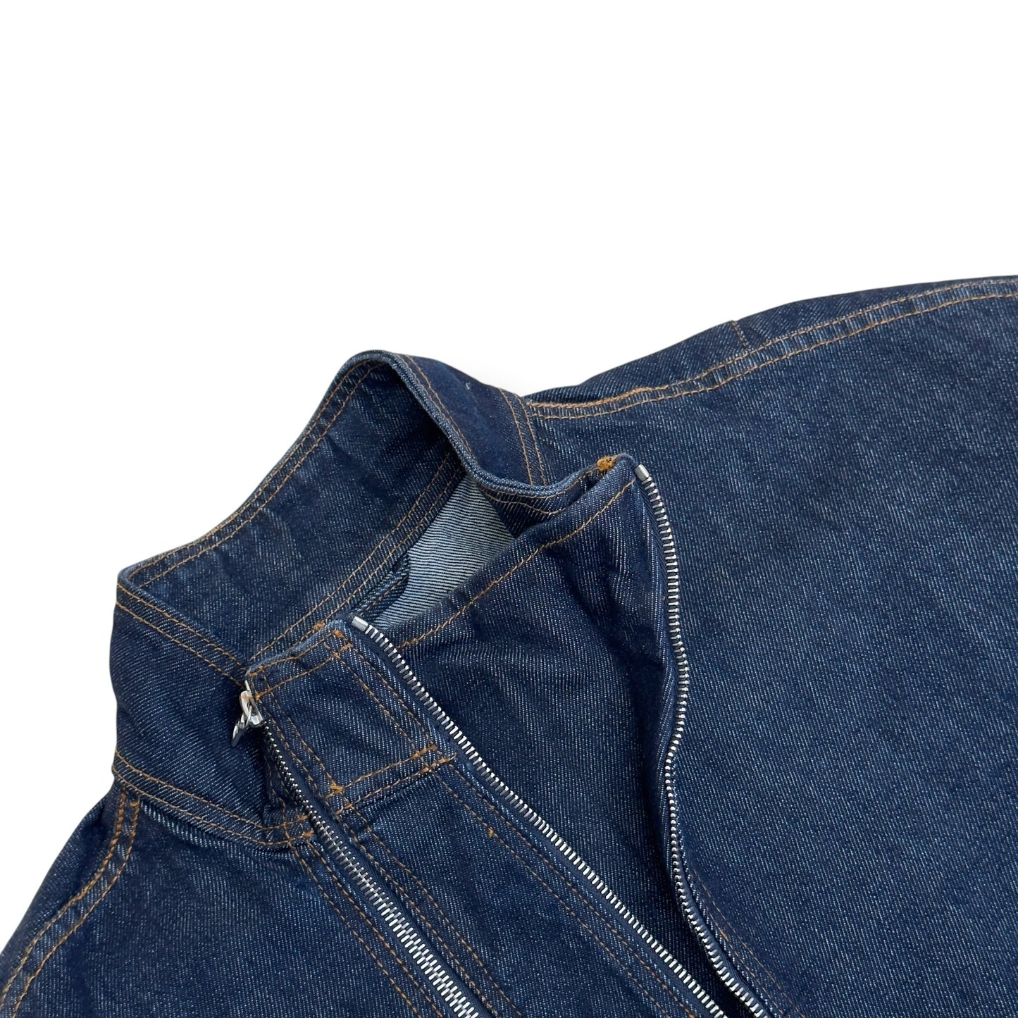 DRIES VAN NOTEN DENIM ZIP JACKET INDIGO XL | XL, Indigo