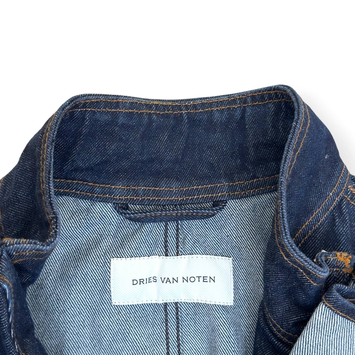 DRIES VAN NOTEN DENIM ZIP JACKET INDIGO XL | XL, Indigo