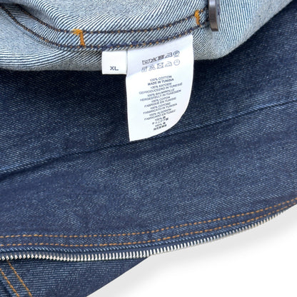DRIES VAN NOTEN DENIM ZIP JACKET INDIGO XL | XL, Indigo