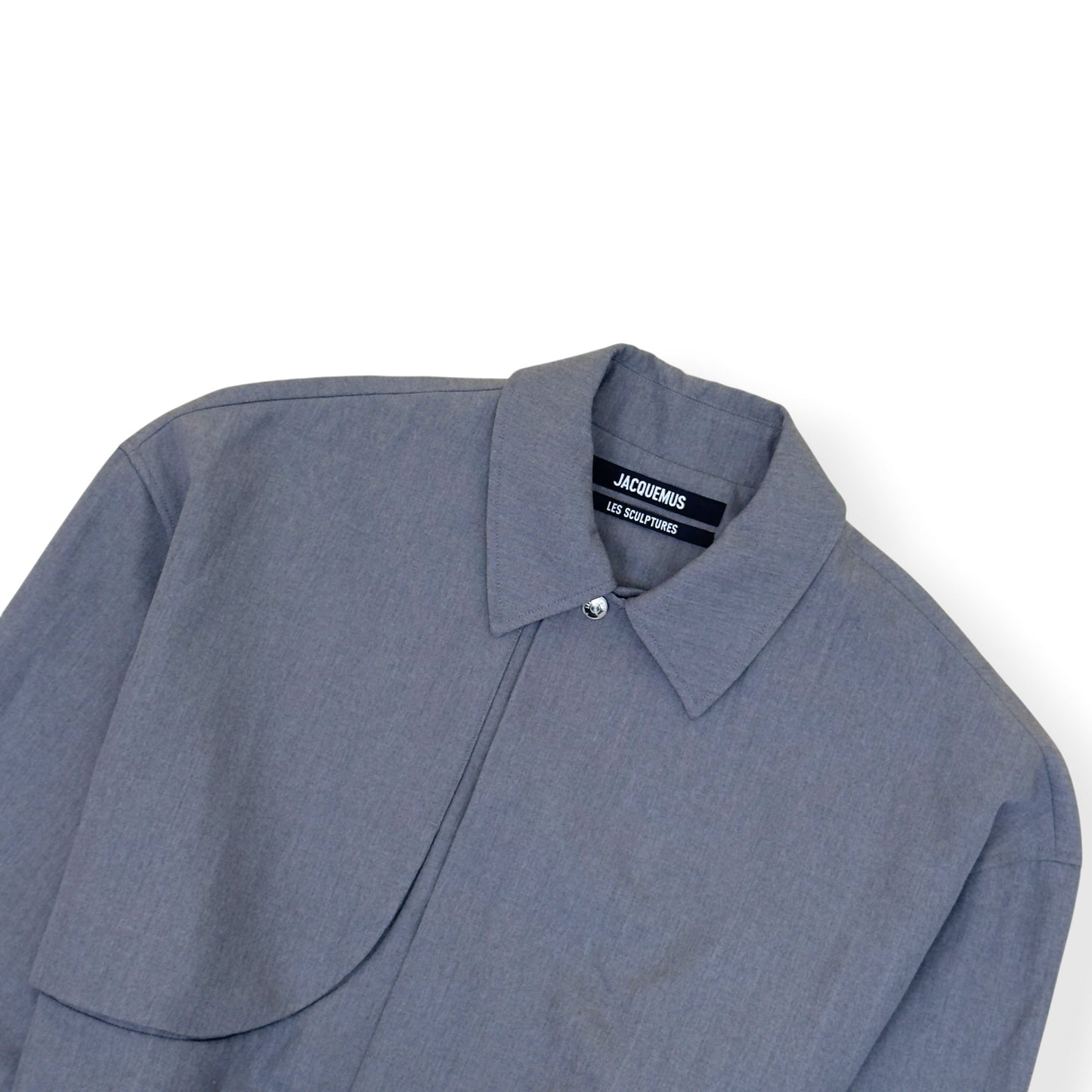 JACQUEMUS LES SCULPTURES CROPPED JACKET GREY 54 / XXL | XXL, Grey