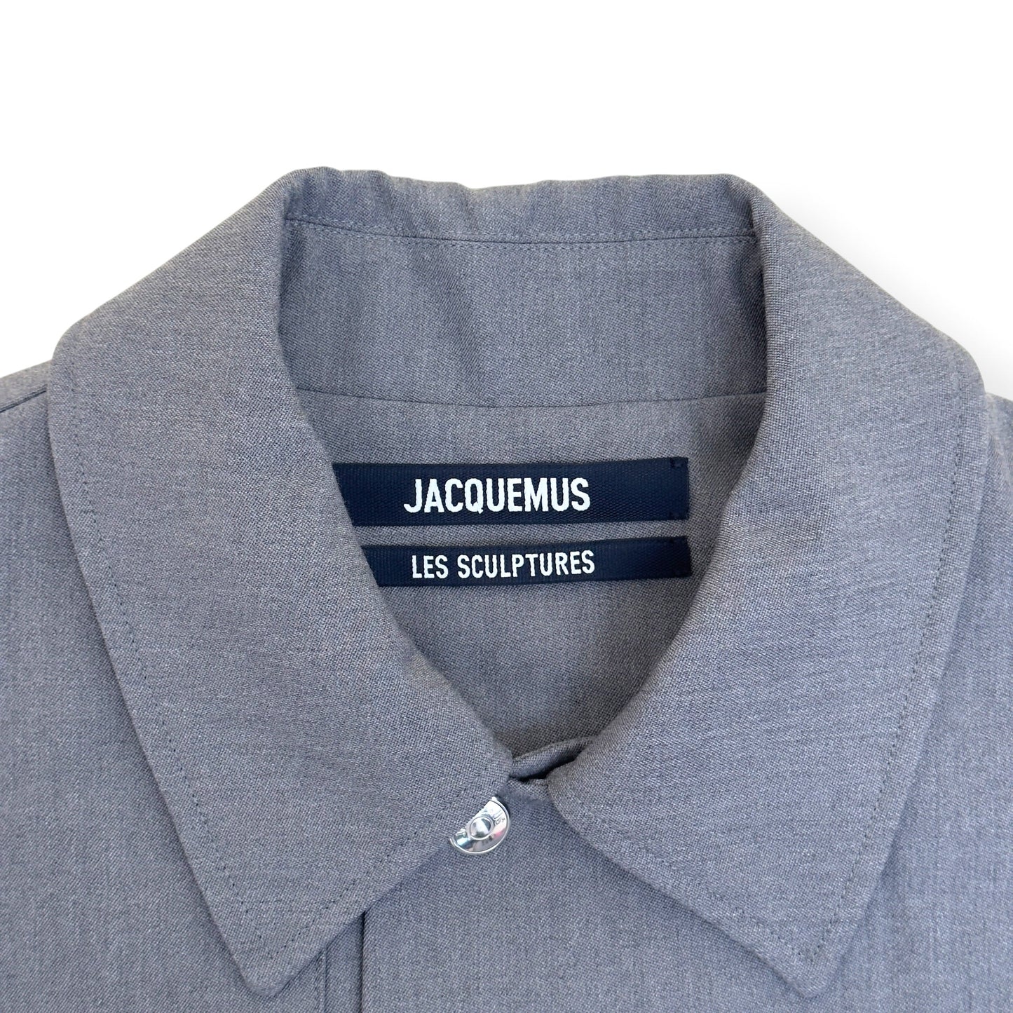 JACQUEMUS LES SCULPTURES CROPPED JACKET GREY 54 / XXL | XXL, Grey