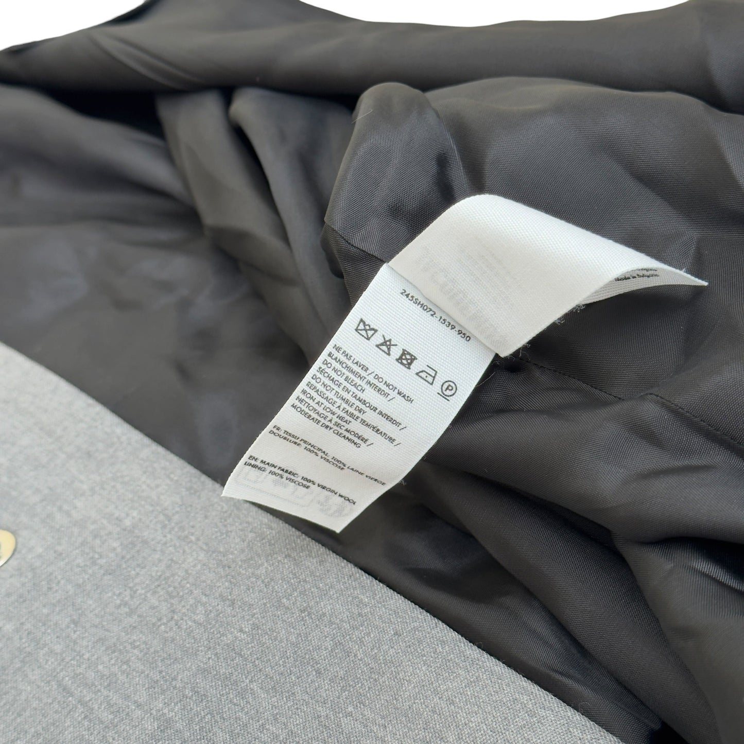 JACQUEMUS LES SCULPTURES CROPPED JACKET GREY 54 / XXL | XXL, Grey