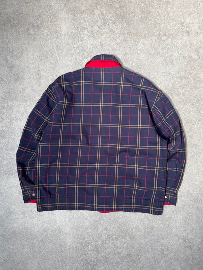 Pierre Balmain Reversible Multicolour Plaid Harrington Jacket