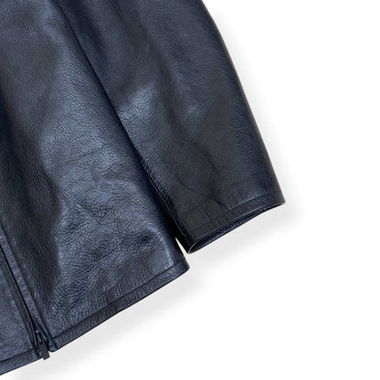 FEAR OF GOD ETERNAL LEATHER ZIP JACKET BLACK XL | XL, Black