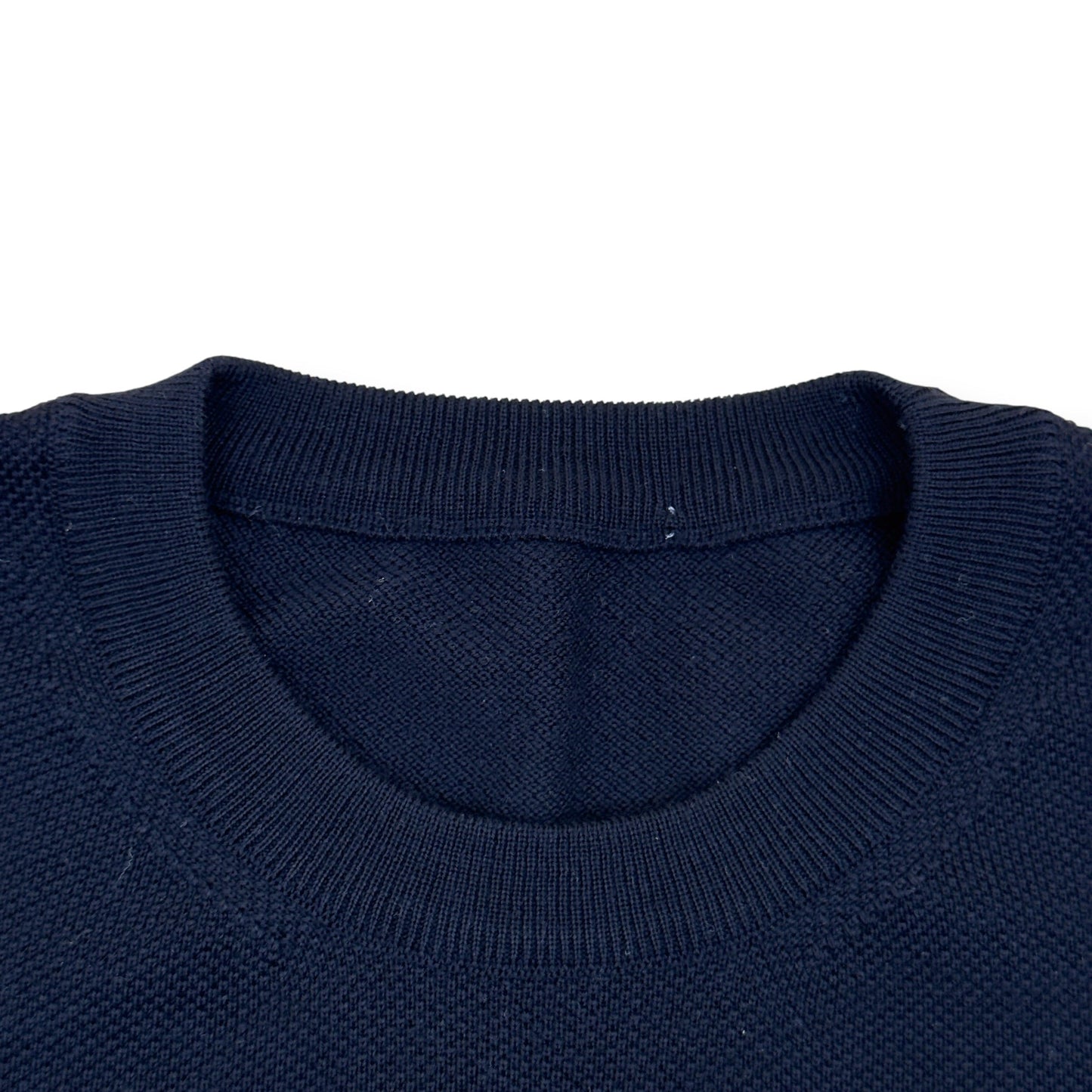THOM SWEENEY SUPERFINE MERINO WOOL SHORT SLEEVE KNIT T-SHIRT BLACK L | Large, Black
