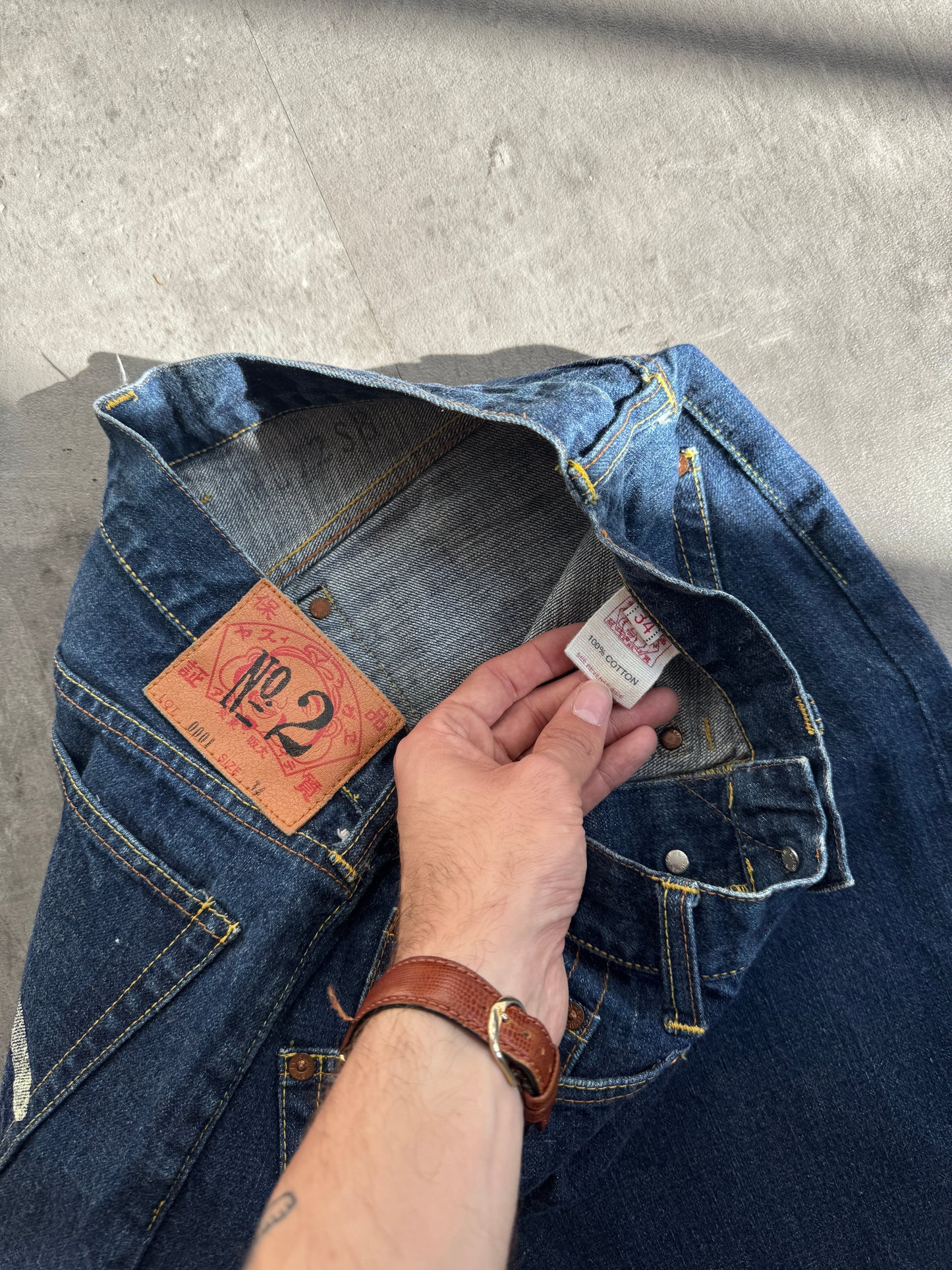 Evisu Lot. 0001 Front Pocket Denim Jeans