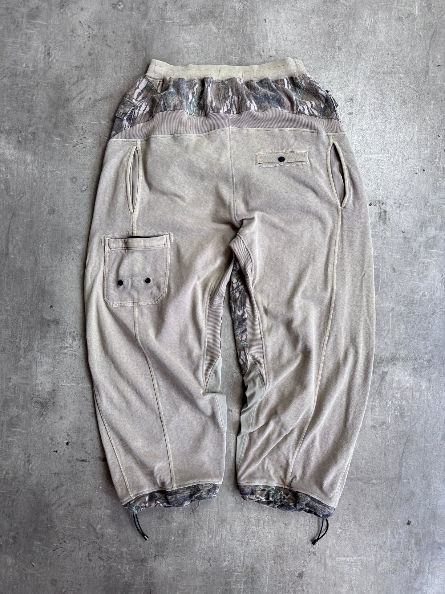 VT Rework: Stone Island Camo Graphic Print Joggers