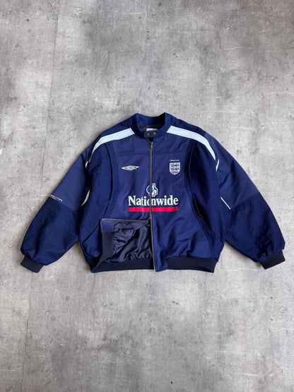 VT Rework: England x Umbro Structured Denim Blouson | Medium, Multicoloured