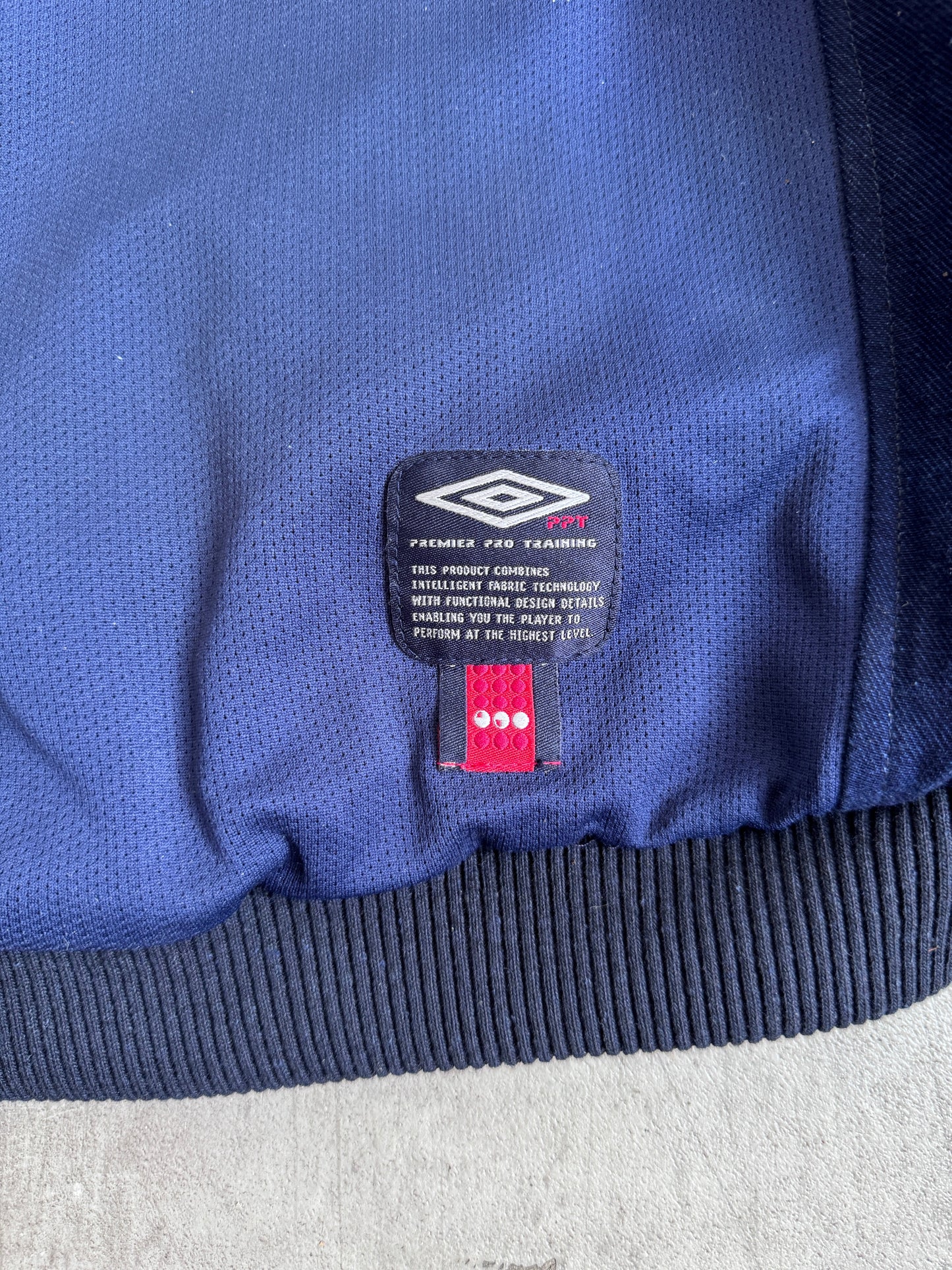 VT Rework: England x Umbro Structured Denim Blouson | Medium, Multicoloured