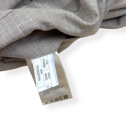 THOM SWEENEY WOOL / LINEN SILK ZIP-UP JACKET GREY 52 / L | Large, Grey