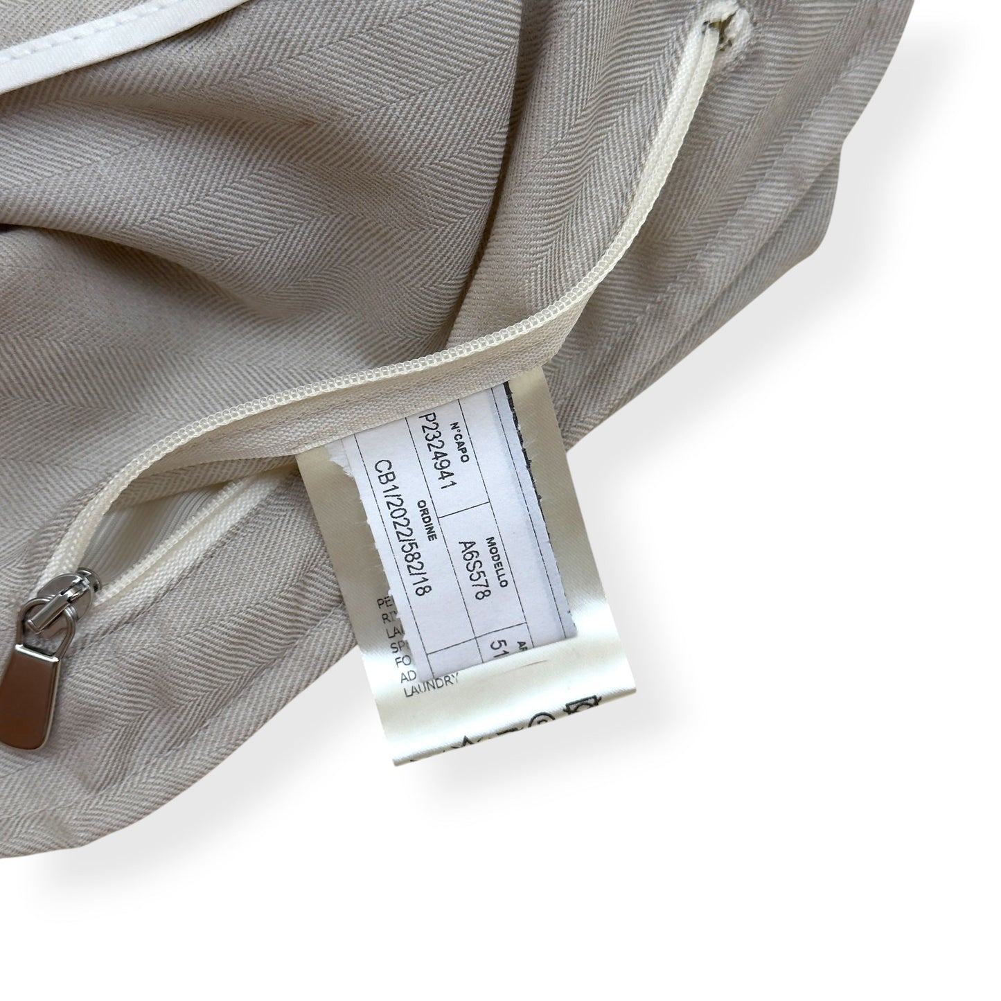 THOM SWEENEY WOOL ZIP-UP GILET STONE 50 / M | Medium, Stone