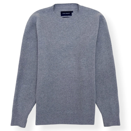 THOM SWEENEY WOOL CREWNECK SWEATER GREY L | Large, Grey