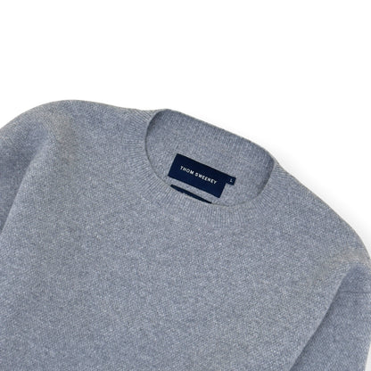 THOM SWEENEY WOOL CREWNECK SWEATER GREY L | Large, Grey