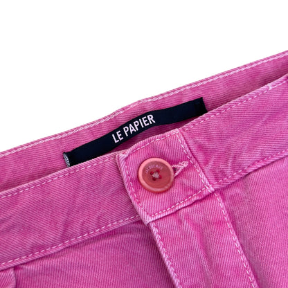 JACQUEMUS LE CARGO PAPIER TROUSERS PINK 32 / M | Medium, Pink