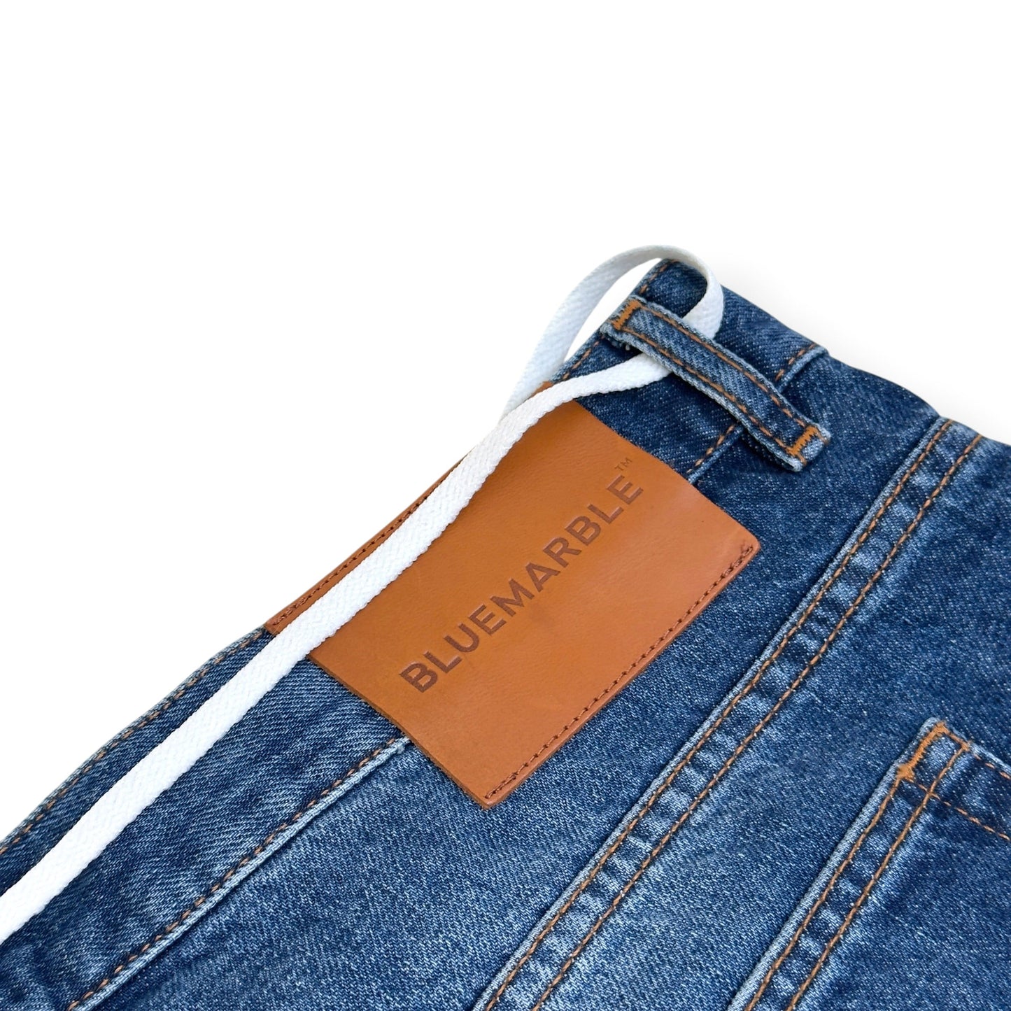 BLUEMARBLE FLORAL EMBROIDERED WIDE LEG JEANS BLUE 34 / M | Medium, Blue