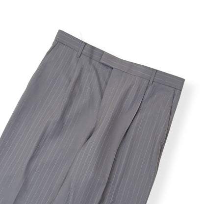 BOSS CRUSHER PINSTRIPE STRAIGHT LEG TROUSERS GREY 52 / XL | XL, Grey