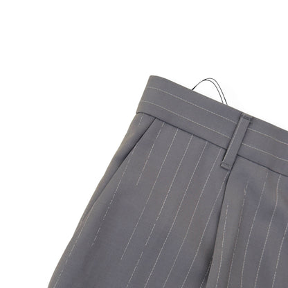 BOSS CRUSHER PINSTRIPE STRAIGHT LEG TROUSERS GREY 52 / XL | XL, Grey