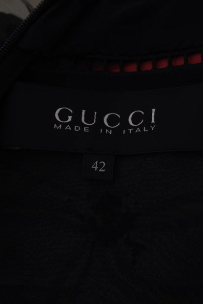 Gucci S/S Kris Knight Floral Dress Black/ Khaki 10 | Default Title, Black