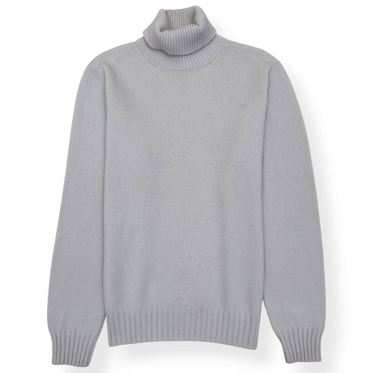 THOM SWEENEY CASHMERE ROLLNECK SWEATER ECRU L | Large, Ecru