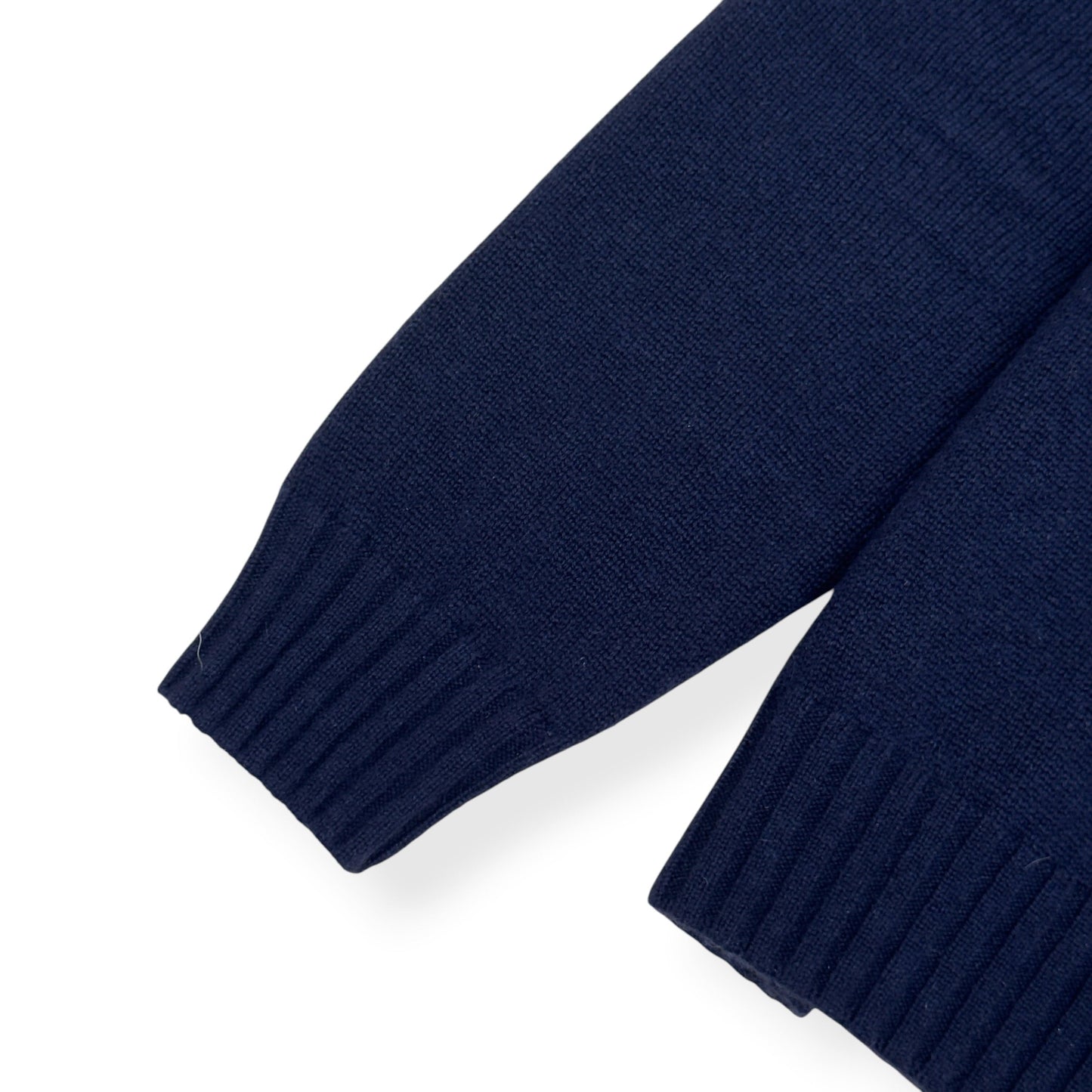 THOM SWEENEY CASHMERE ROLL NECK SWEATER NAVY M | Medium, Navy