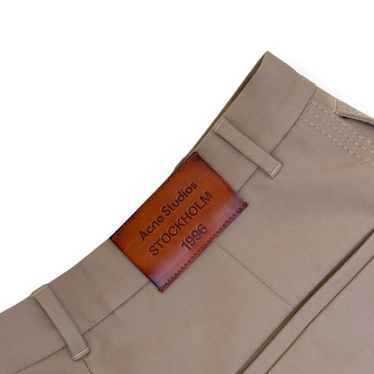 ACNE STUDIOS WIDE LEG TROUSERS BEIGE 50 / L | Large, Beige