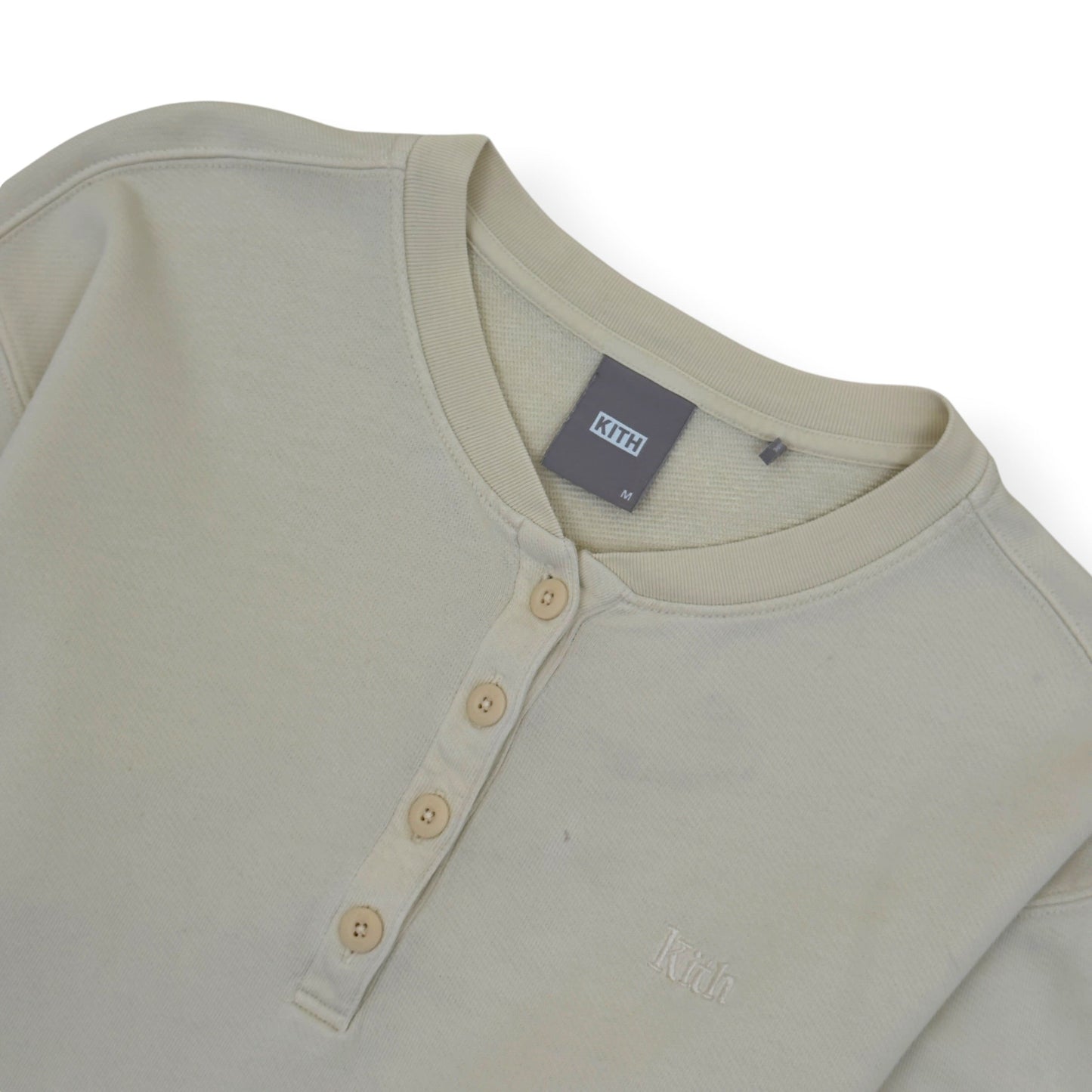 KITH HENLEY NELSON PULLOVER CREAM M | Medium, Cream