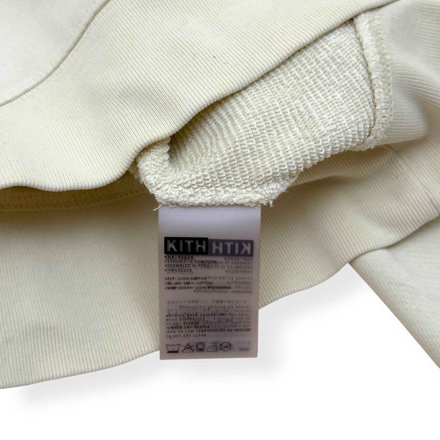 KITH HENLEY NELSON PULLOVER CREAM M | Medium, Cream