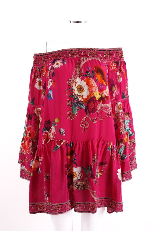 Camilla embellished beach dress pink floral L | Default Title, Pink