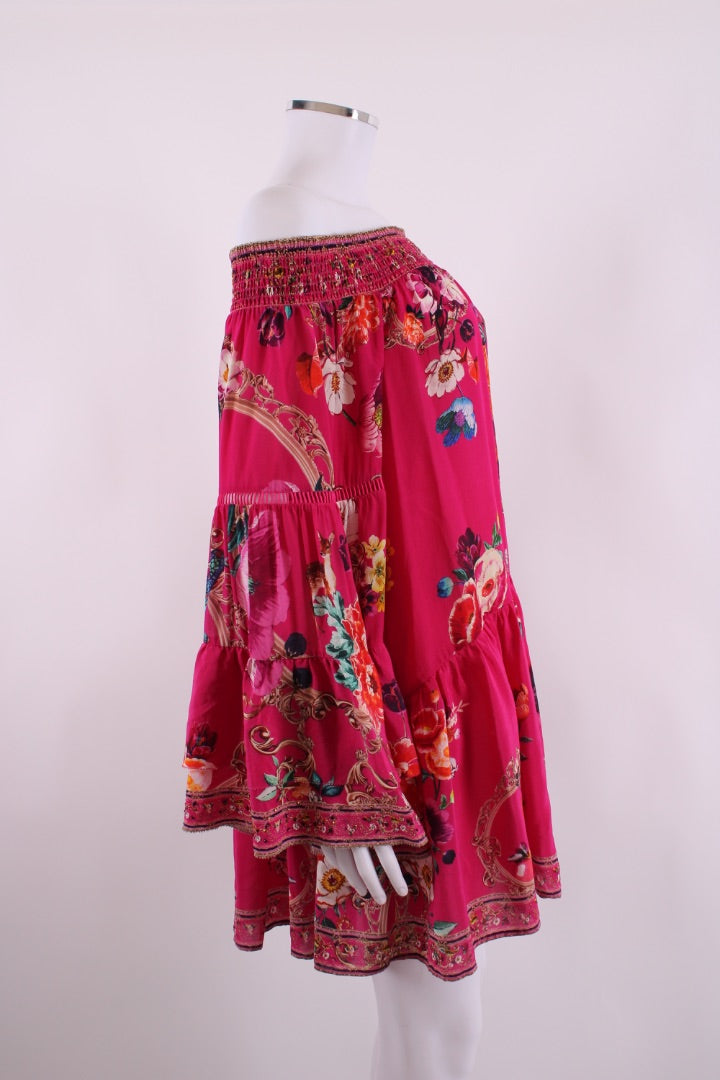 Camilla embellished beach dress pink floral L | Default Title, Pink