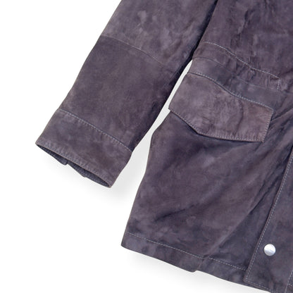THOM SWEENEY SUEDE FIELD JACKET BROWN 52 / L | Large, Brown
