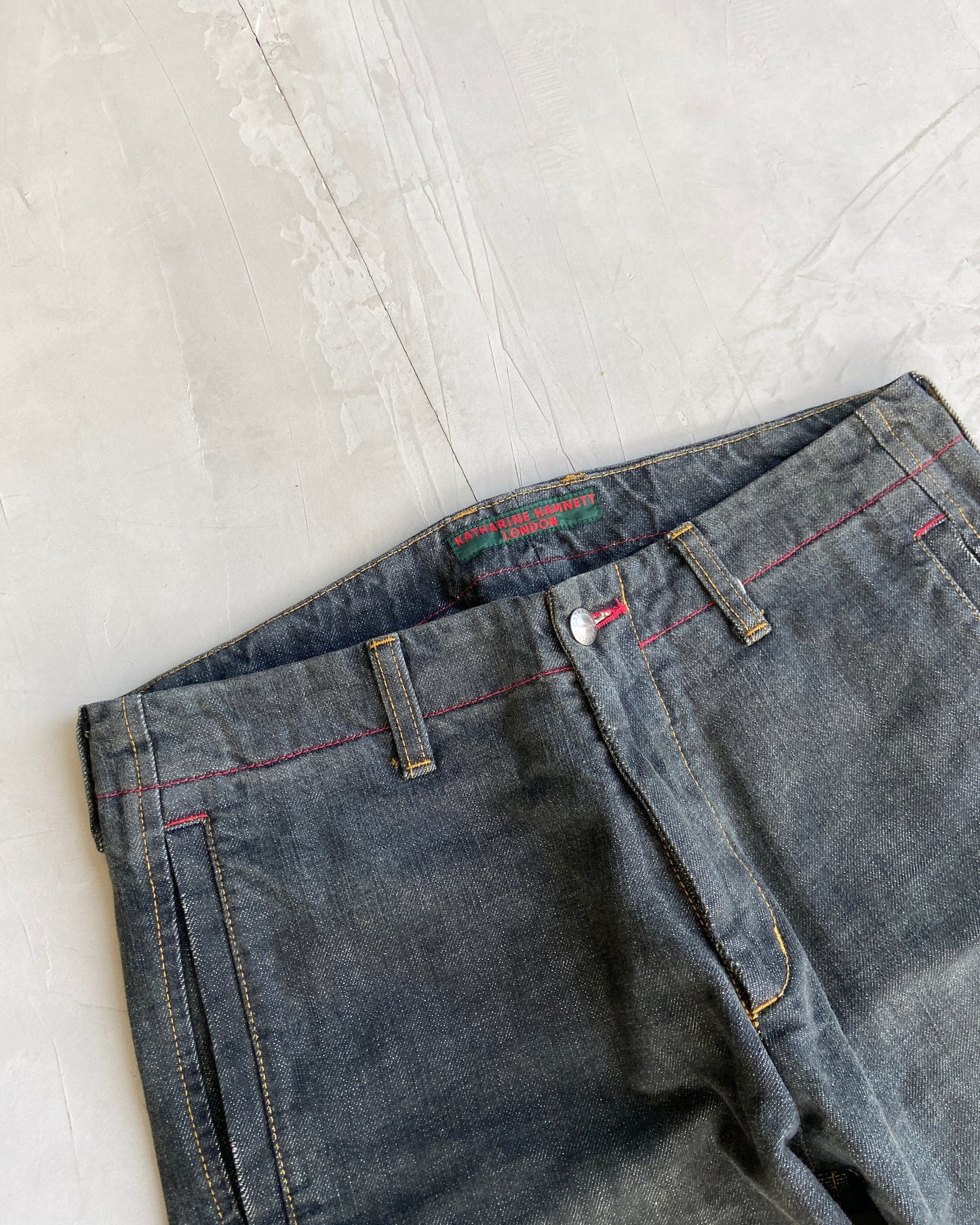 KATHARINE HAMNETT 90'S STRAIGHT LEG JEANS - W31"
