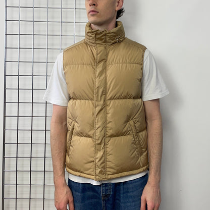 Prada Sport Gold 99/00 Duck Down Gilet | Large, Gold