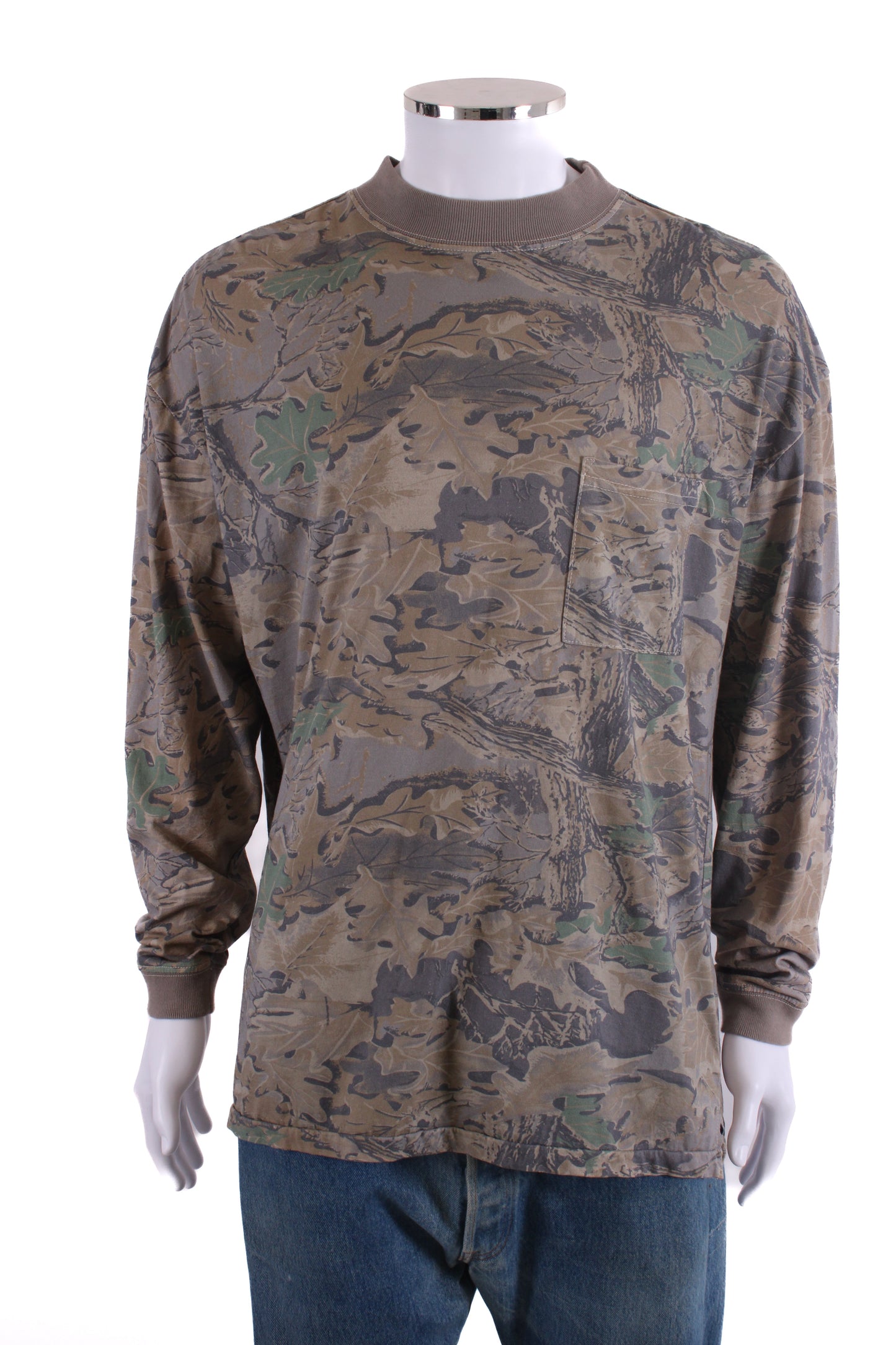 Yeezy Season 4 Mock Neck L/S T-shirt Camo S | Small, Camo