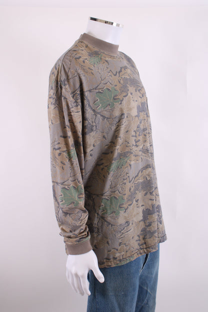 Yeezy Season 4 Mock Neck L/S T-shirt Camo S | Small, Camo