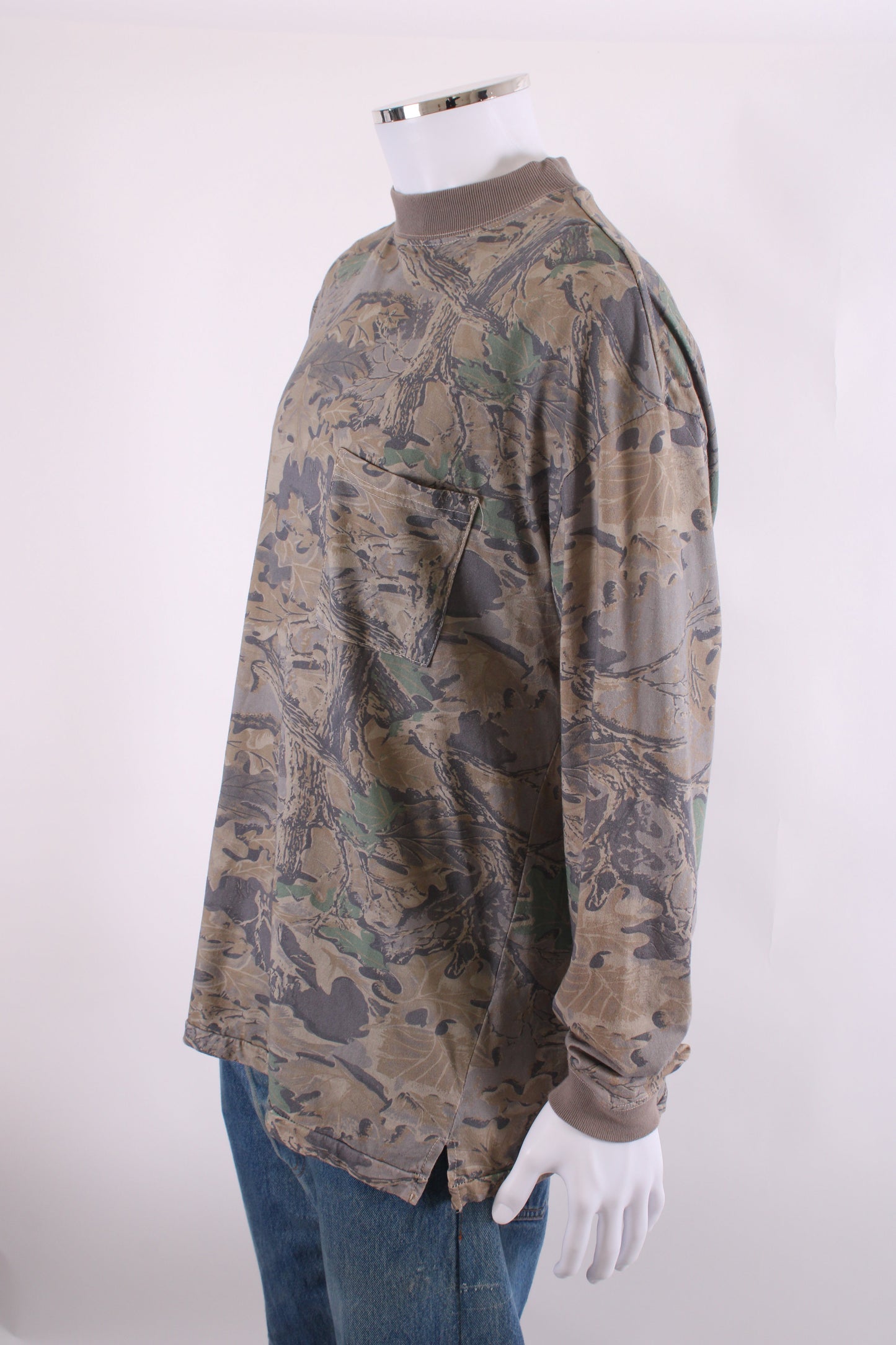 Yeezy Season 4 Mock Neck L/S T-shirt Camo S | Small, Camo