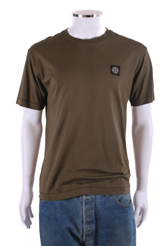 Stone Island Logo Patch T-shirt Khaki M | Medium, Khaki