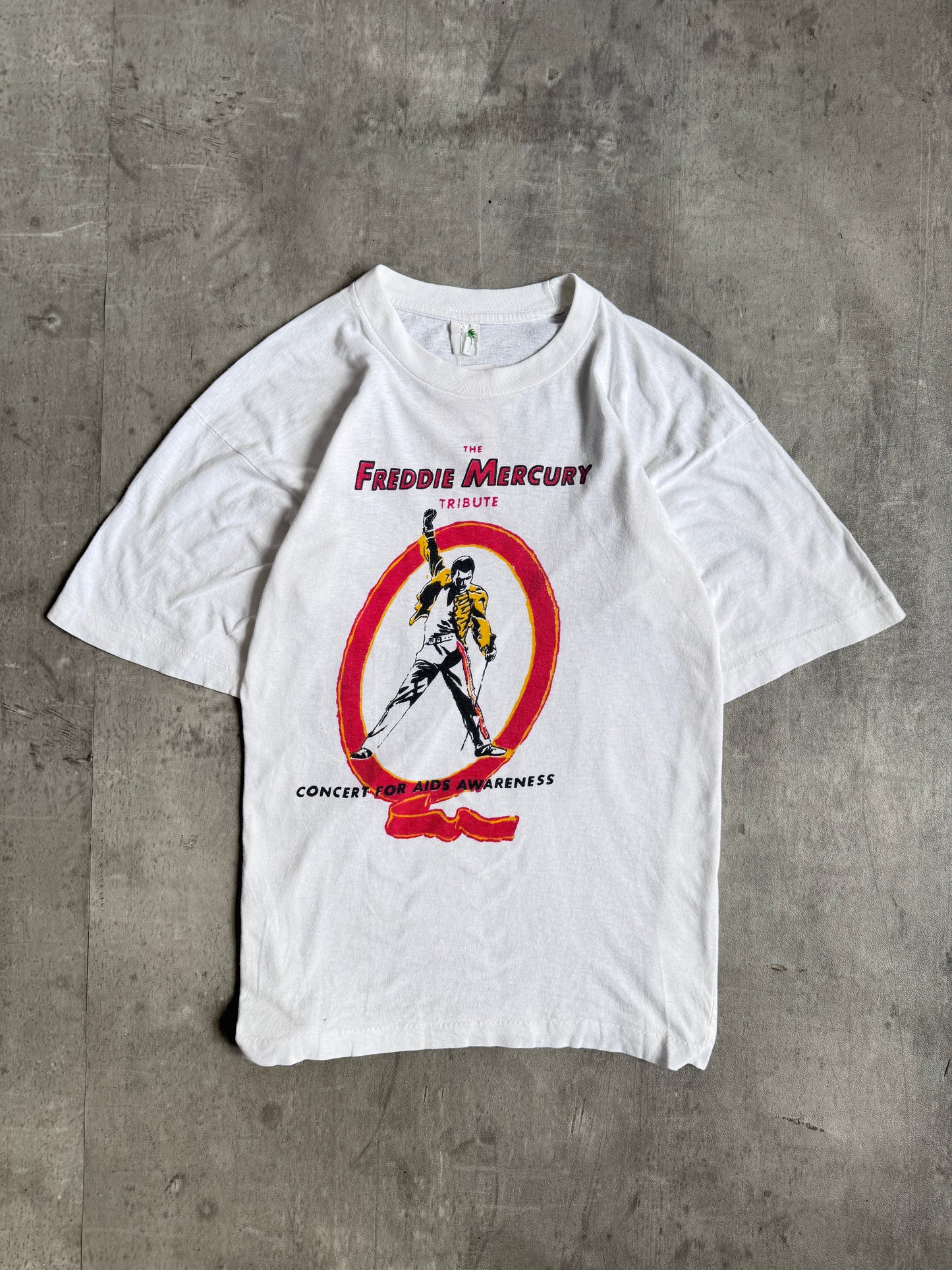 1992 Freddie Mercury Tribute Single Stitch Graphic Tee