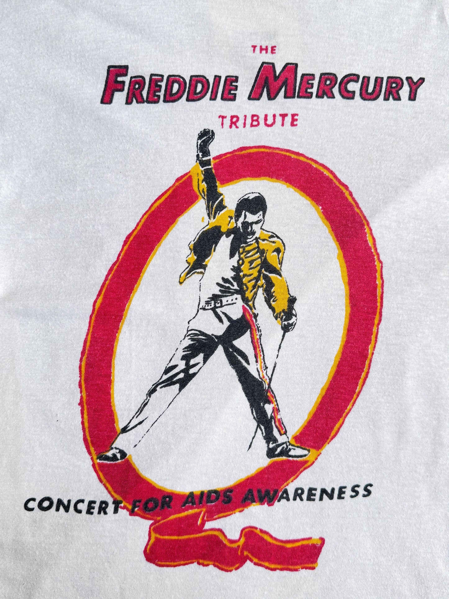 1992 Freddie Mercury Tribute Single Stitch Graphic Tee
