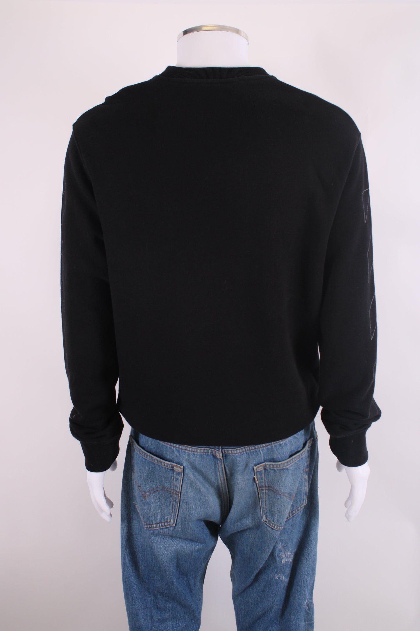 Off White Logo Sleeve Sweatshirt Black M | Medium, Black