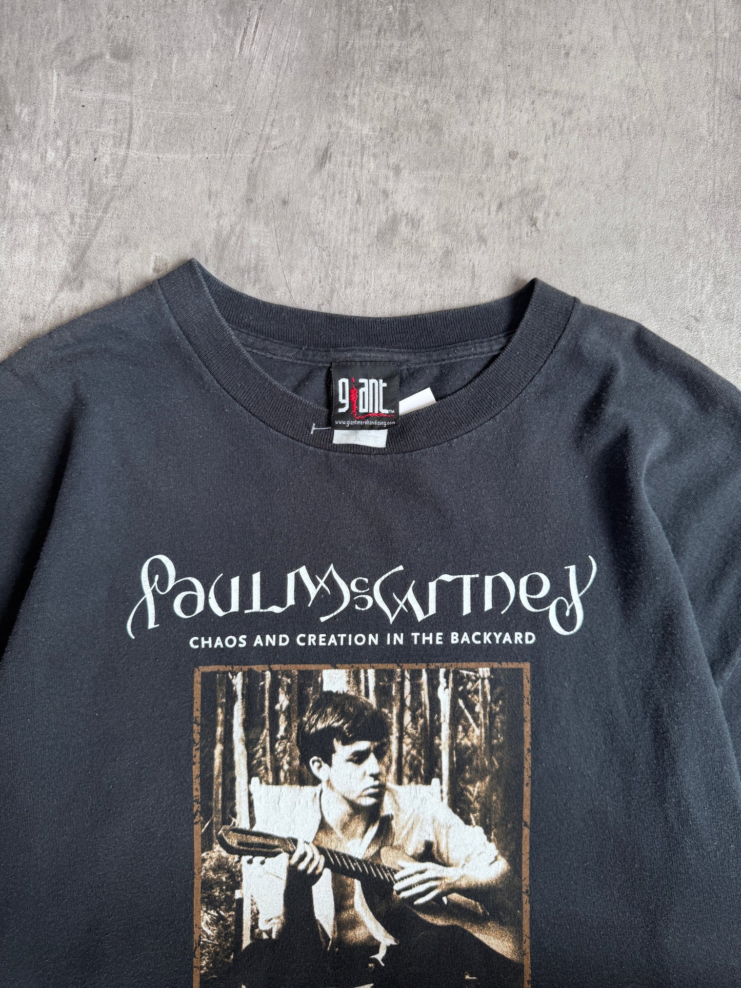 2005 Paul McCartney Chaos & Creation in the Backyard Graphic Tee