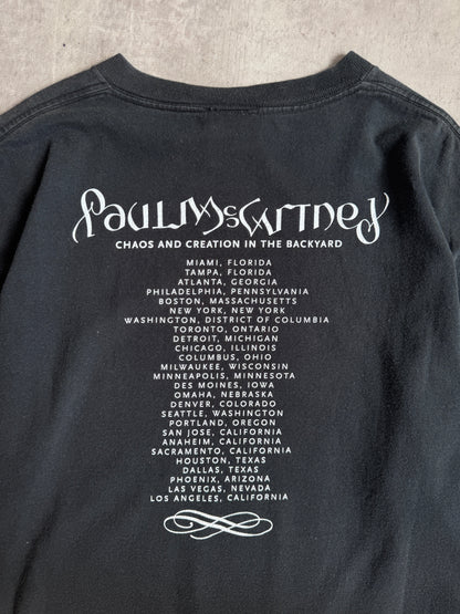 2005 Paul McCartney Chaos & Creation in the Backyard Graphic Tee