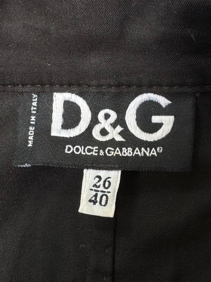 D&G Belted Detail Black Jacket
