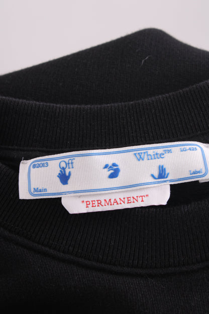 Off White Logo Sleeve Sweatshirt Black M | Medium, Black
