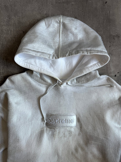 Supreme X MM6 Maison Margiela Foil Box Logo Hoodie