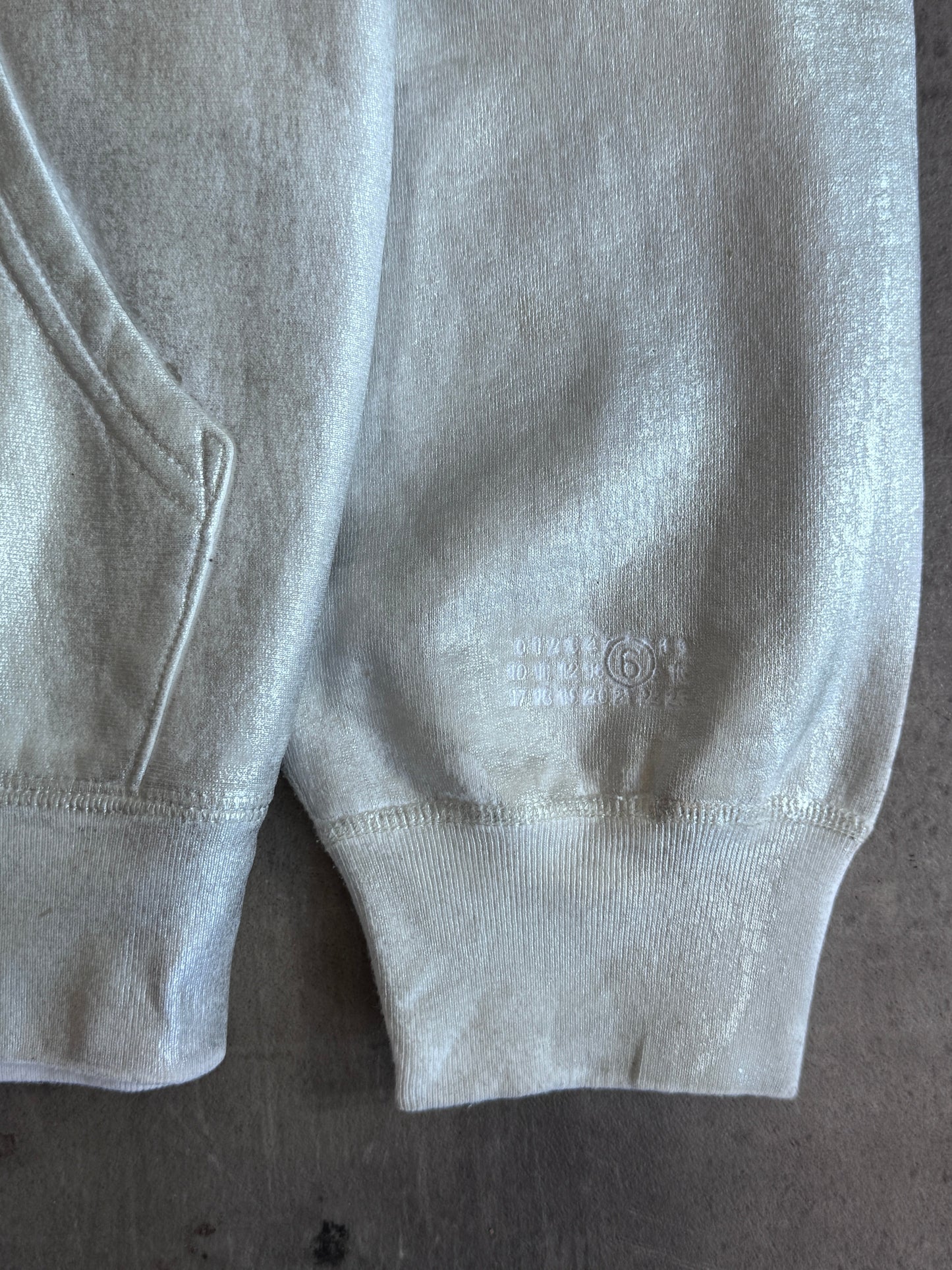 Supreme X MM6 Maison Margiela Foil Box Logo Hoodie